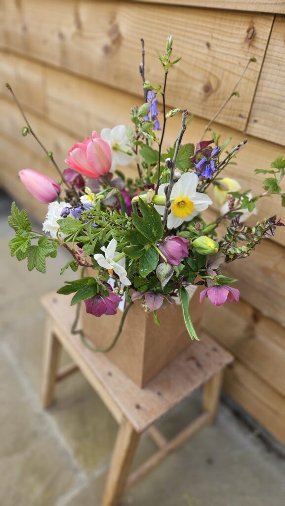 Flowers delivered in a vase