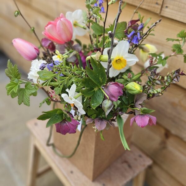 Flowers delivered in a vase